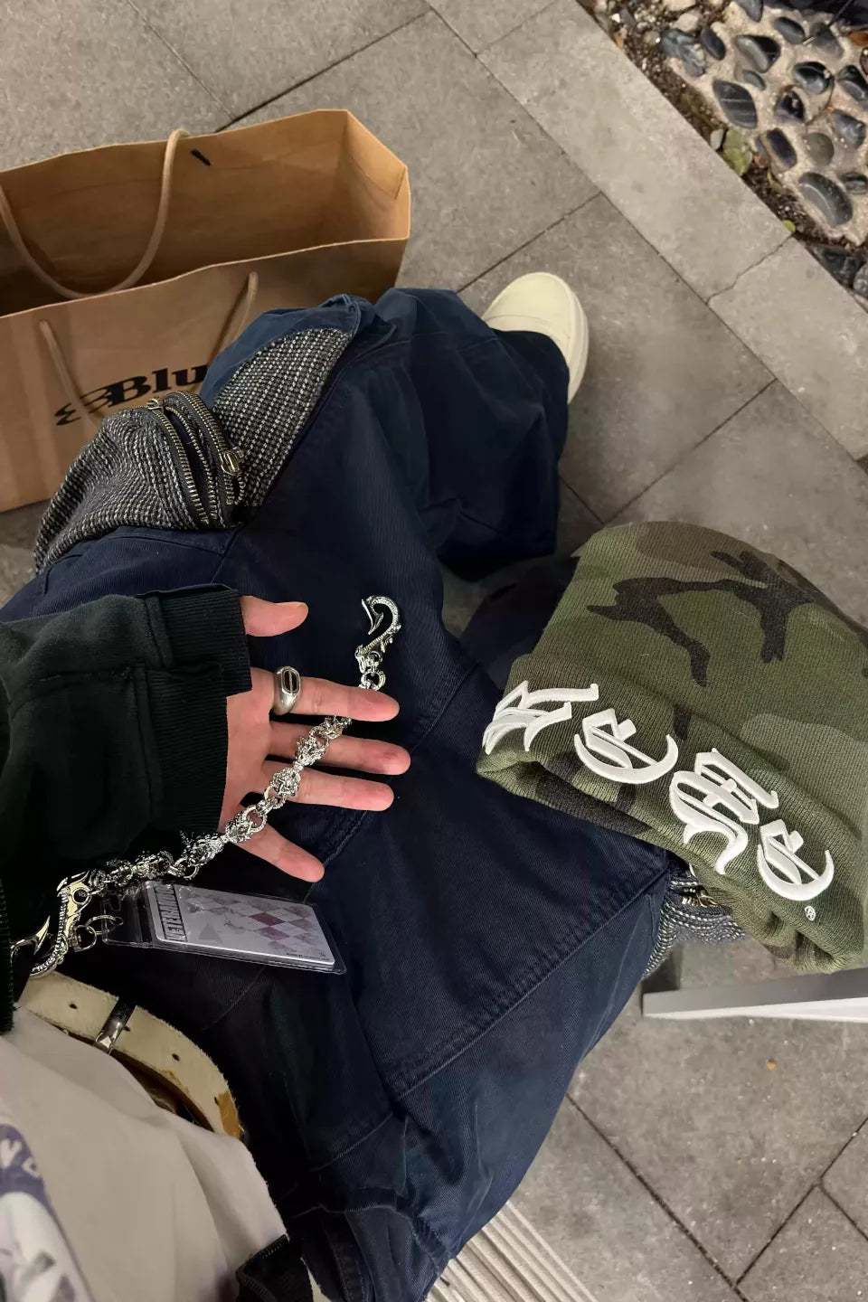 Glossy Vajra Scepter Trouser Chain