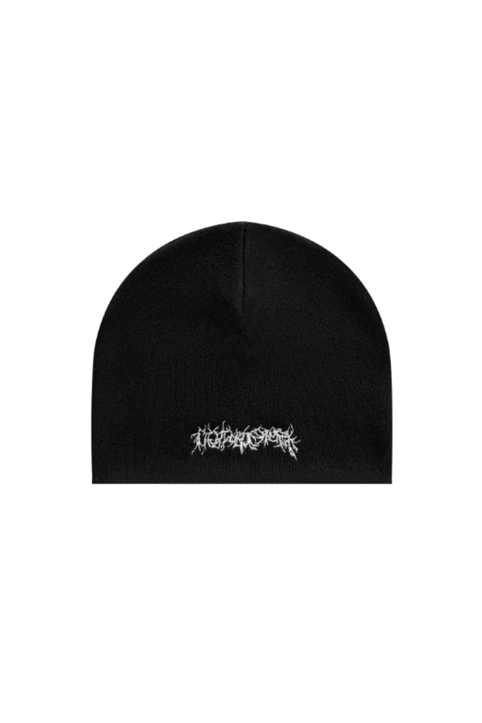 Gothic Sanskrit Embroidered Logo Face Mask Beanie