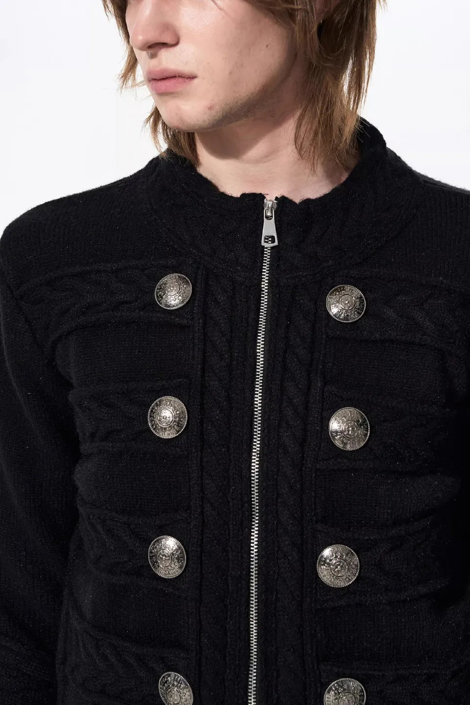 Napoleon Embellished Knit Cardigan