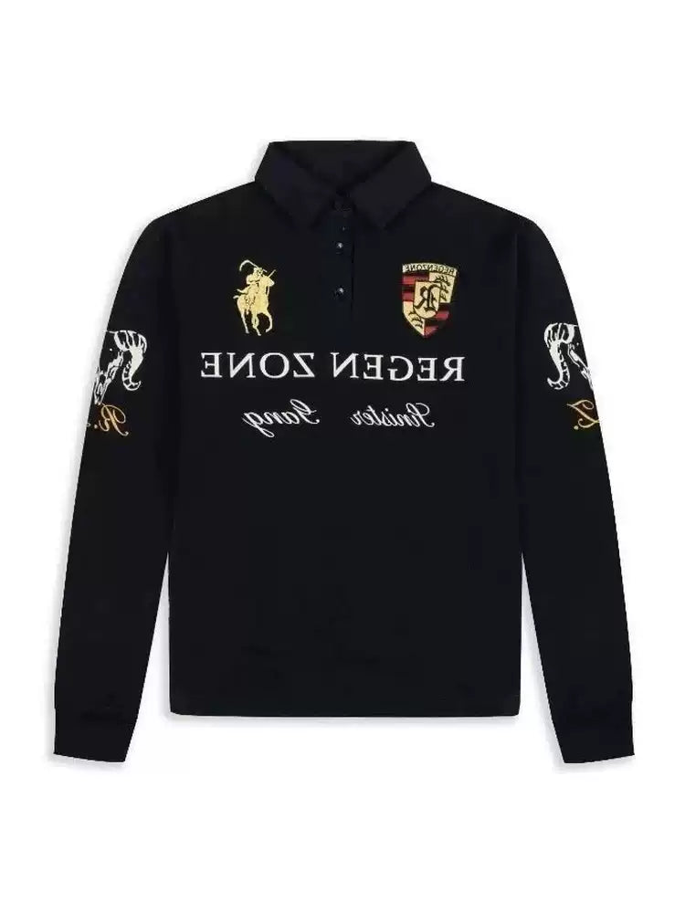 Gilt Vintage Embroidery Polo