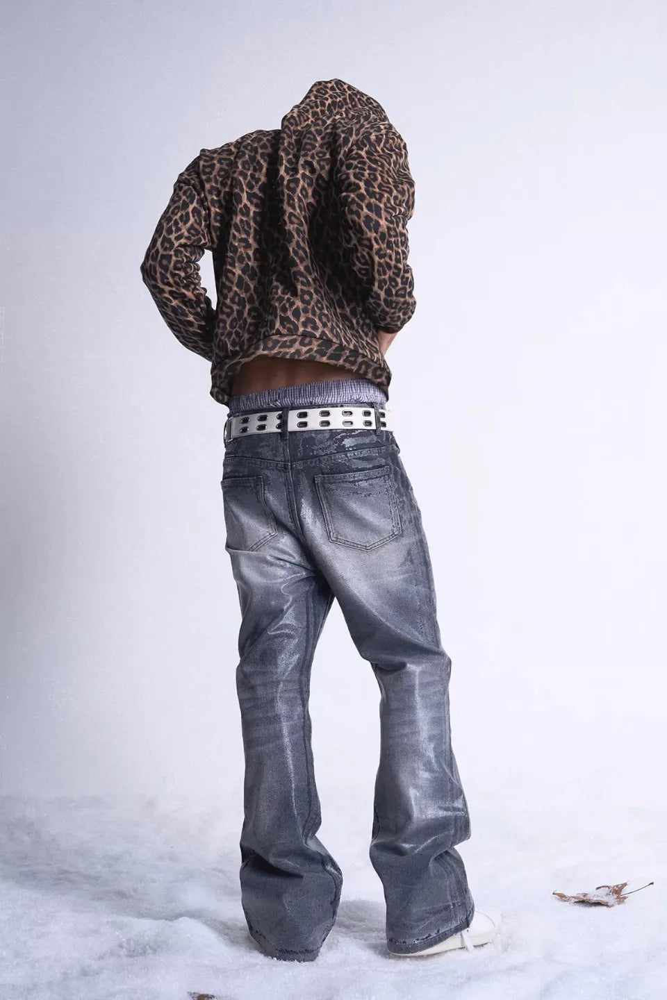 PAIN Leopard  Print Hoodie