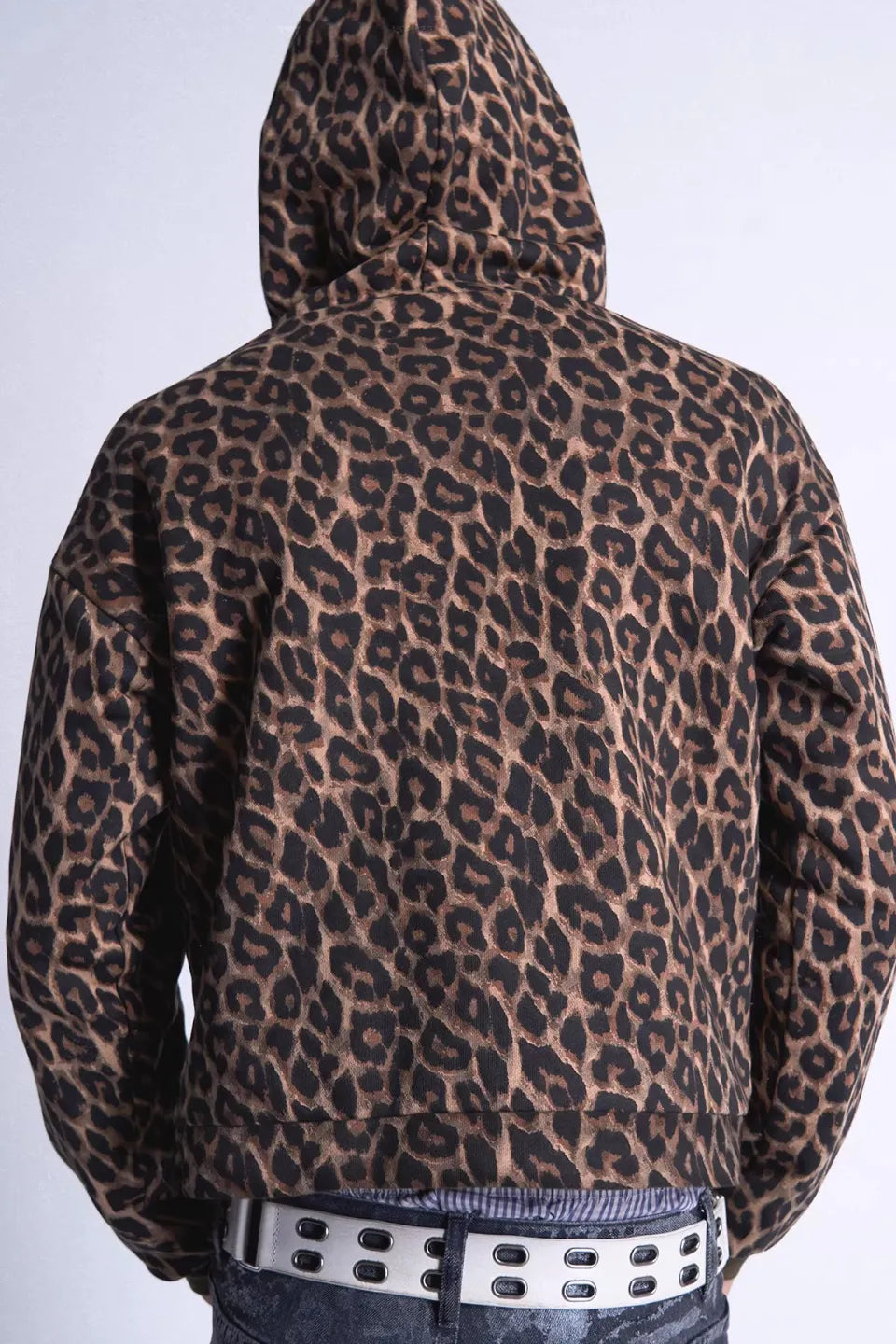 PAIN Leopard  Print Hoodie