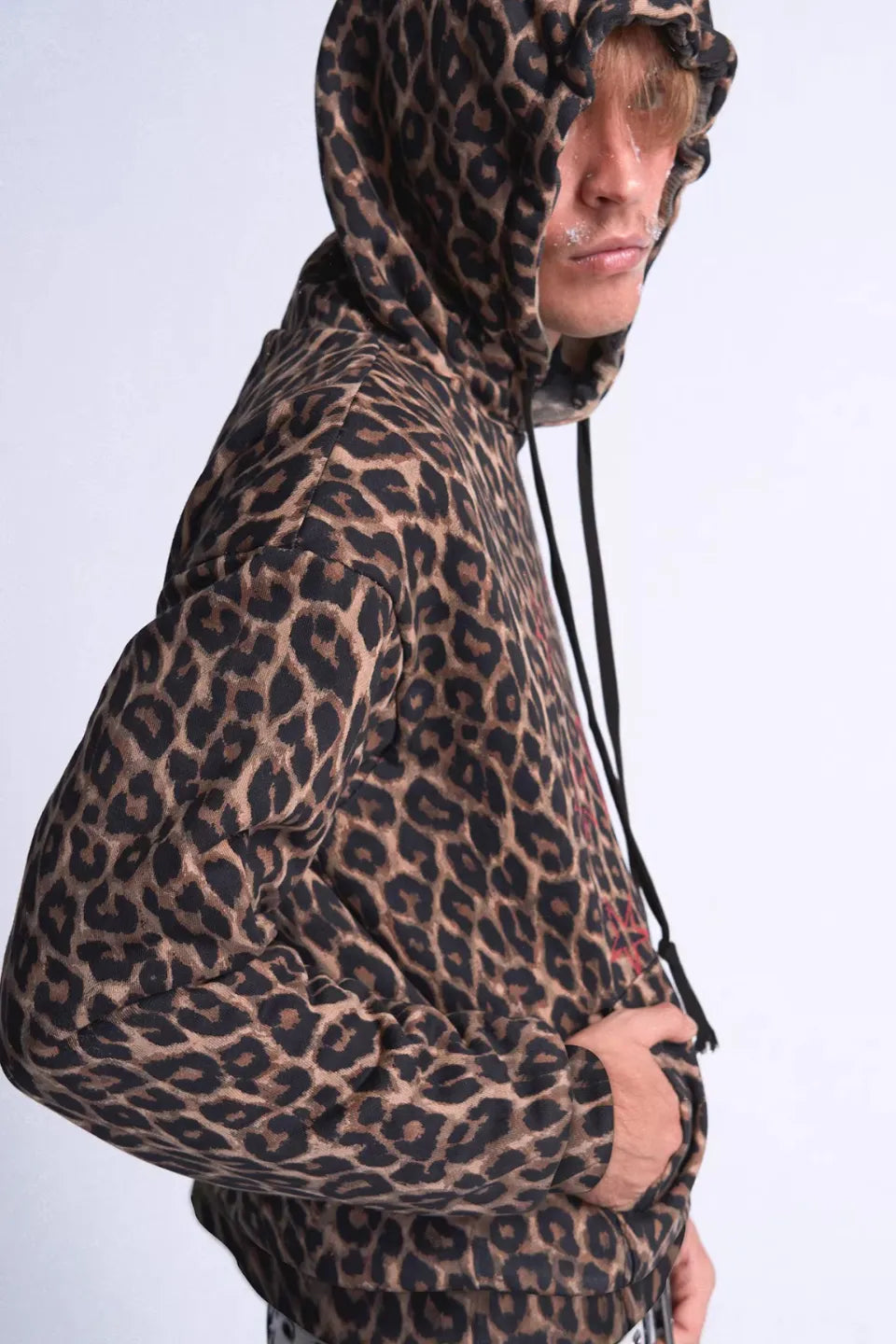 PAIN Leopard  Print Hoodie