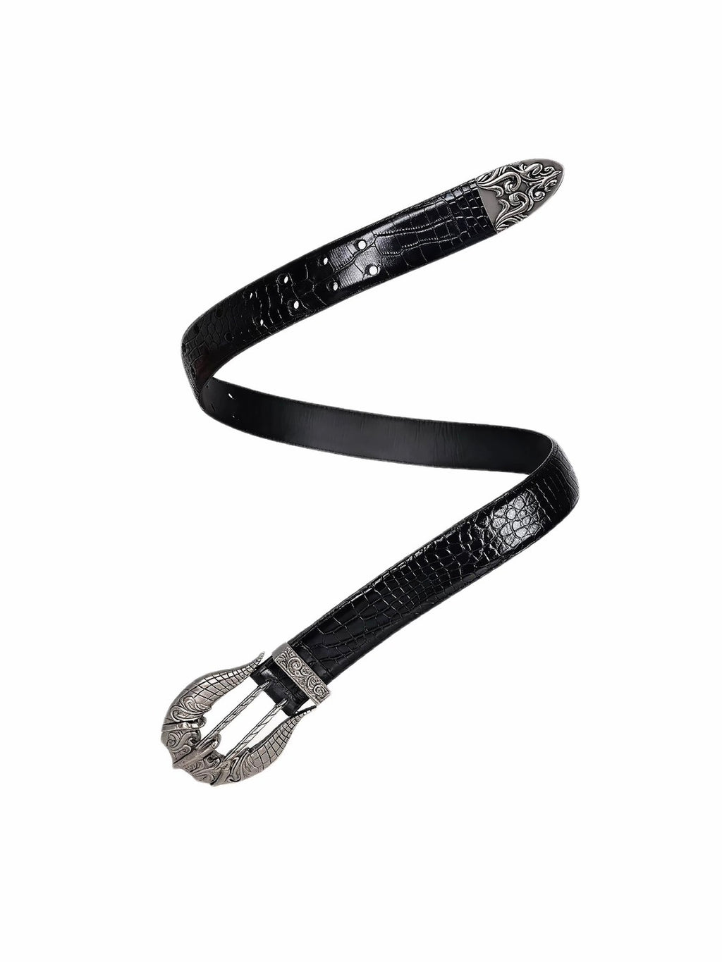 Bone Eagle Crocodile Leather Belt｜DACULT レザーベルト クロコダイル メンズ レディース｜RGZ