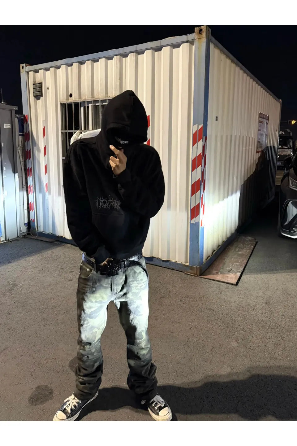 Thorn Sanskrit Washed Dirty Hoodie