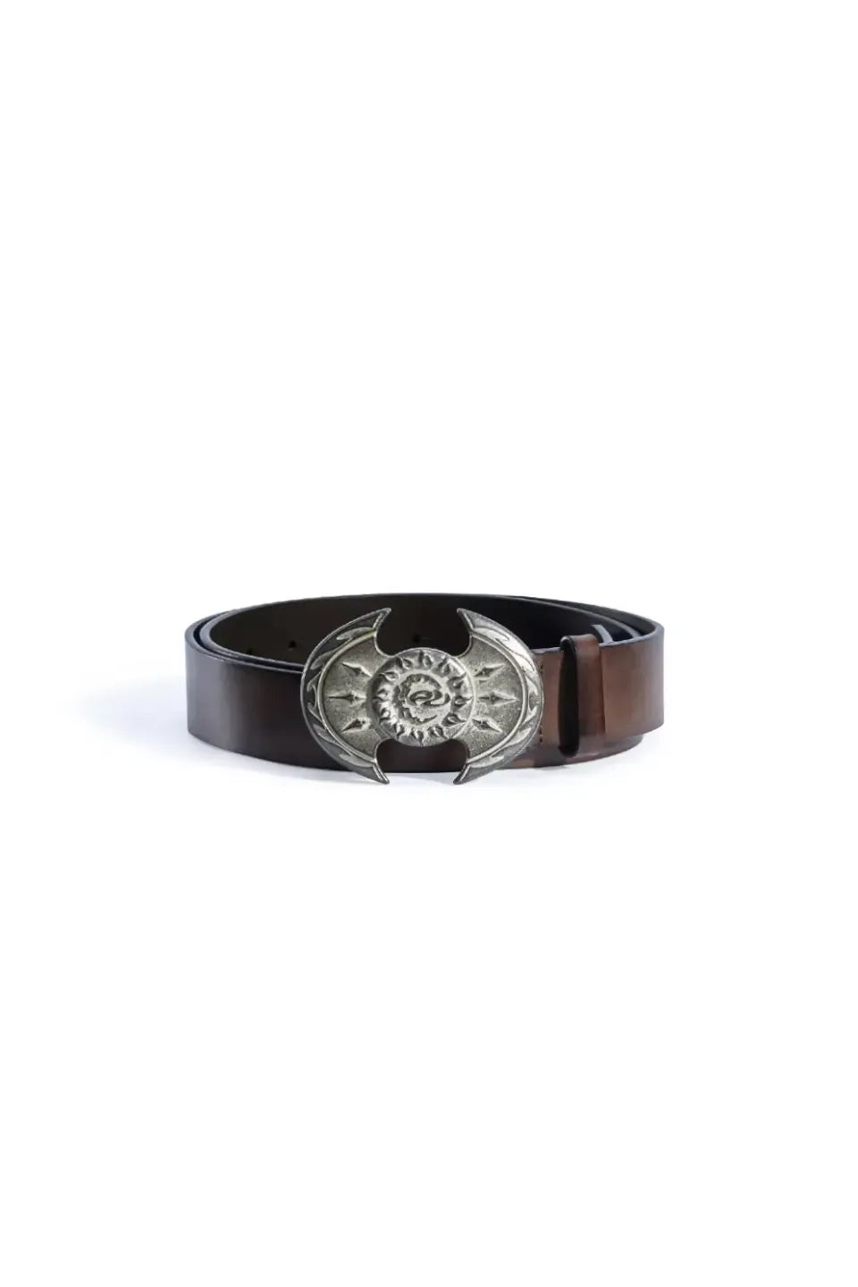 Top Grain Cowhide Axe Shaped Belt