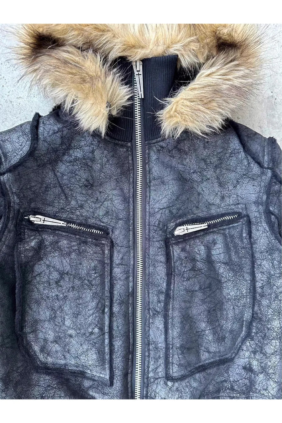 WØR Detachable Fur Collar Leather Jacket｜DACULT レザージャケット