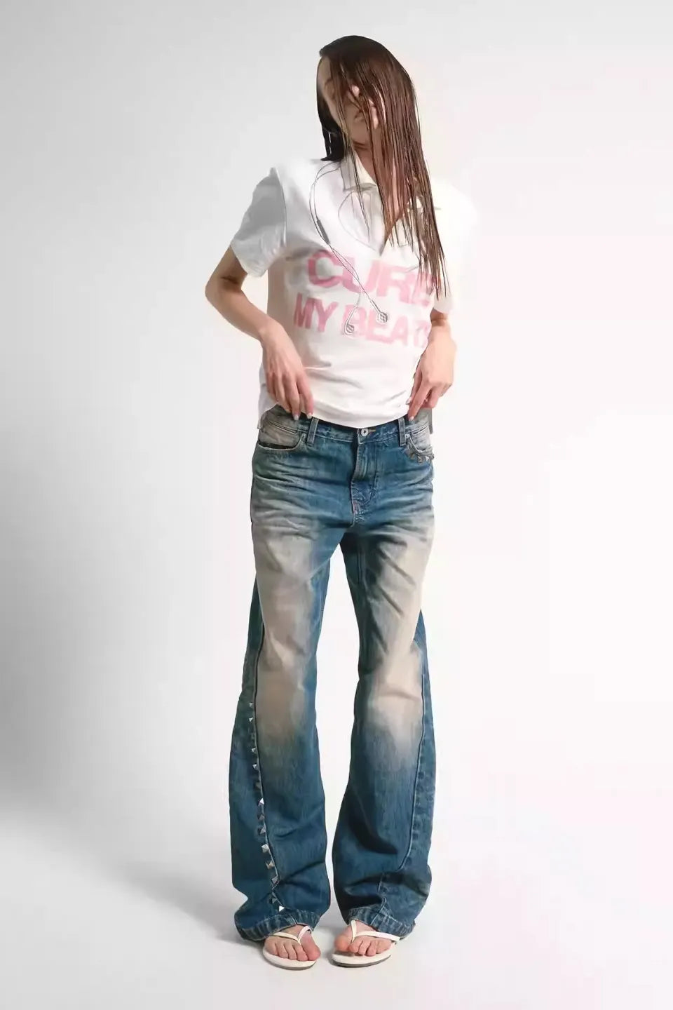 Wave Claw Mud Dyed Denim
